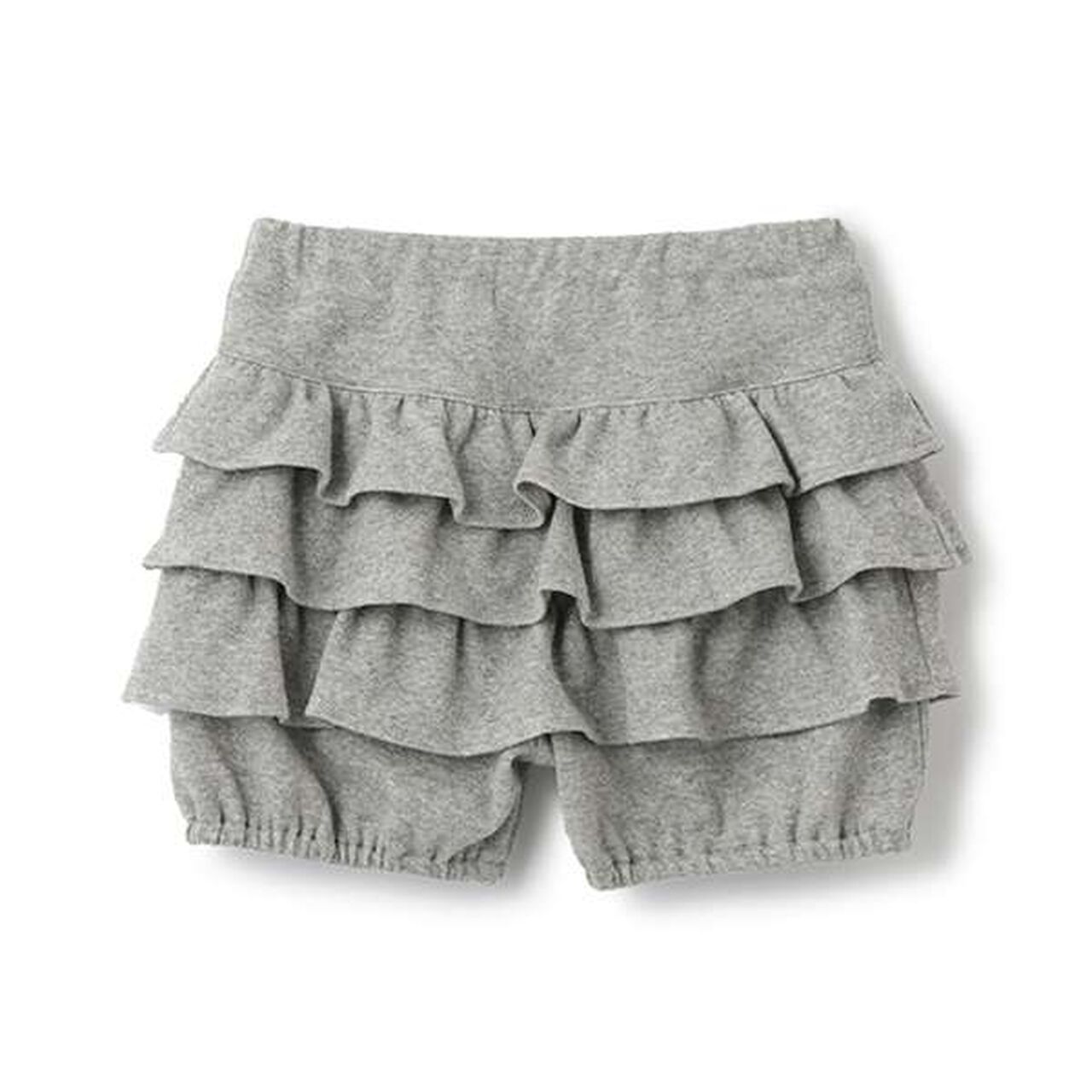 [Made in Japan] Frilled Cut Pants,Light gray, large image number 1