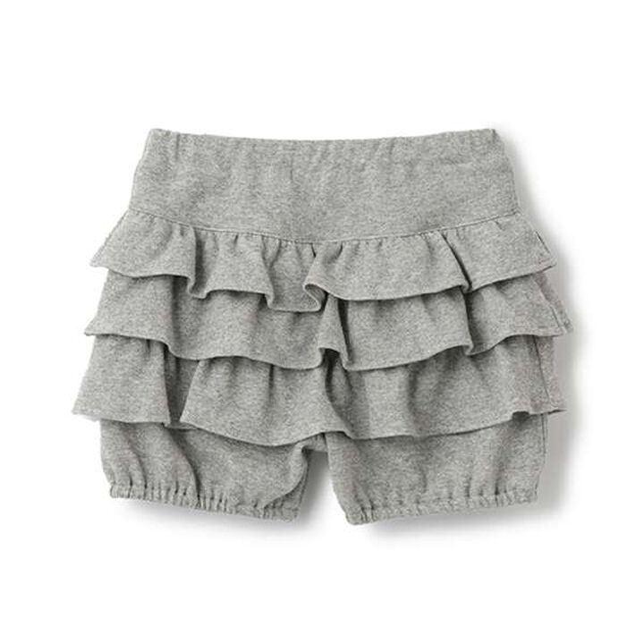 [Made in Japan] Frilled Cut Pants,Light gray, medium image number 1