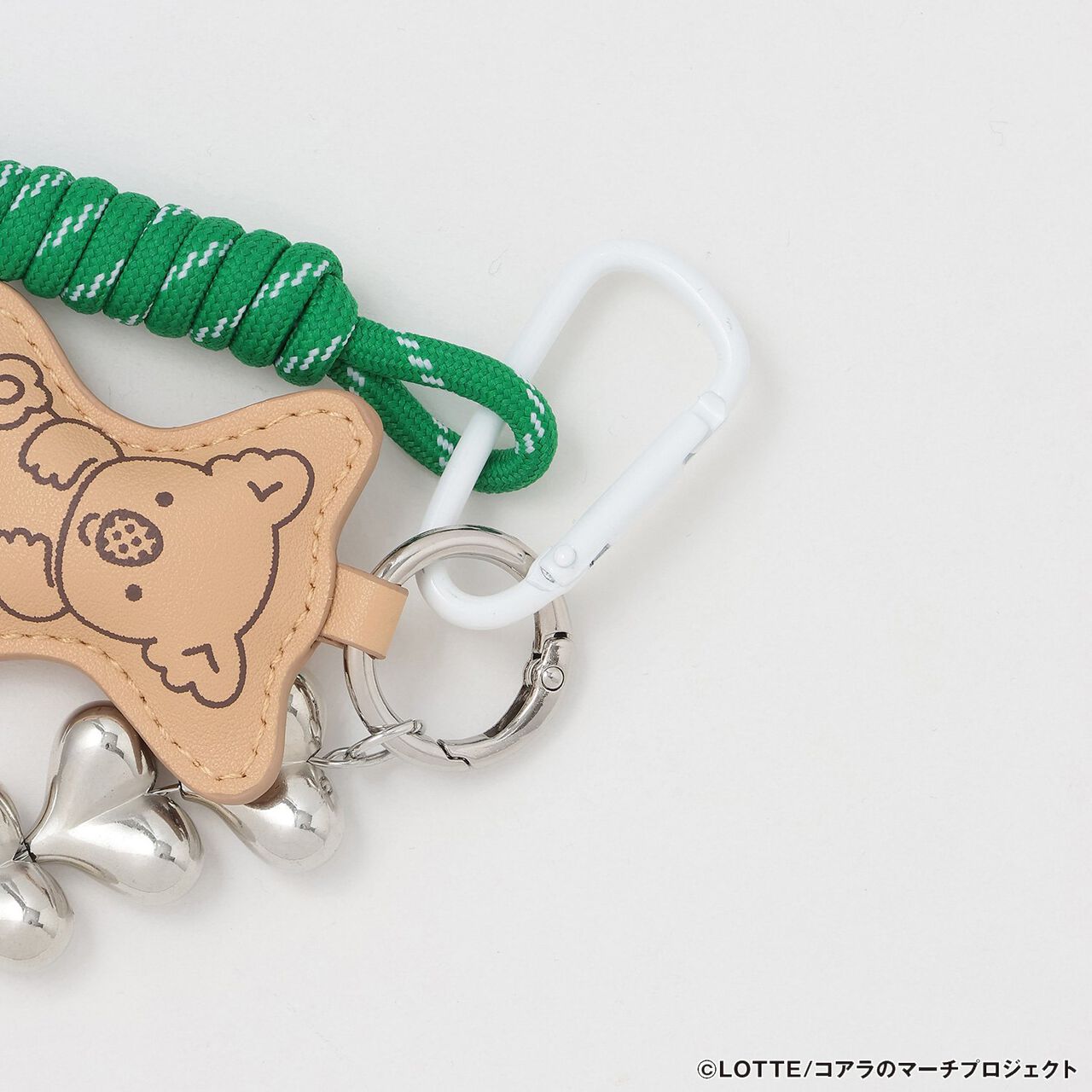 Koala March Faux Leather Motif Charm,Pink, large image number 6