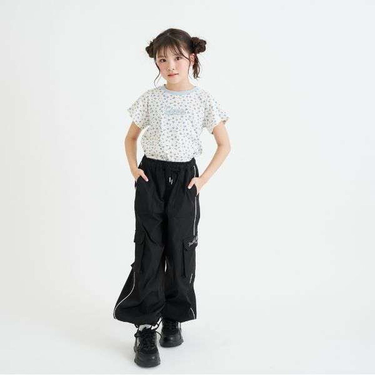 Daily Price Assorted Pattern Short-Sleeve Ribbed Top,Ivory, large image number 13