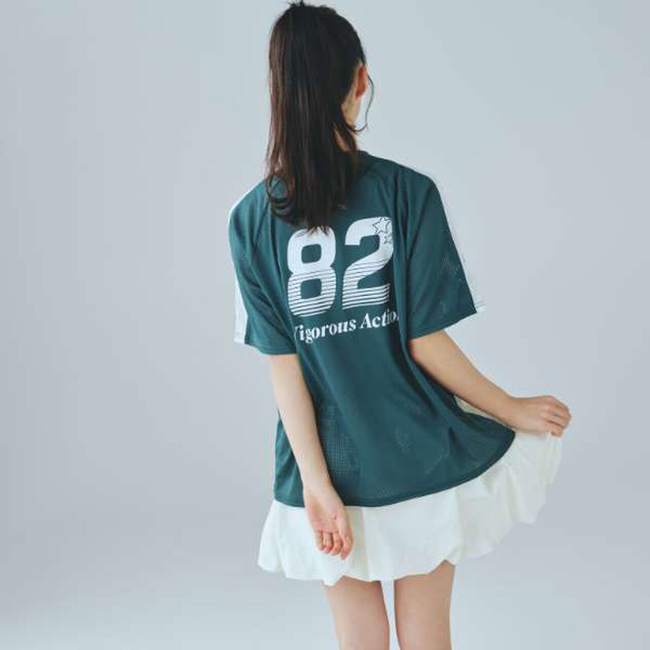 Loose Mesh Game T,Navy, large image number 1