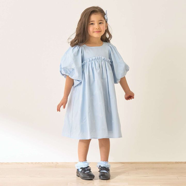 Ribbon Embroidery Fluffy One-Piece Dress [Lycee Mine Ballet Series],Pink, medium image number 19