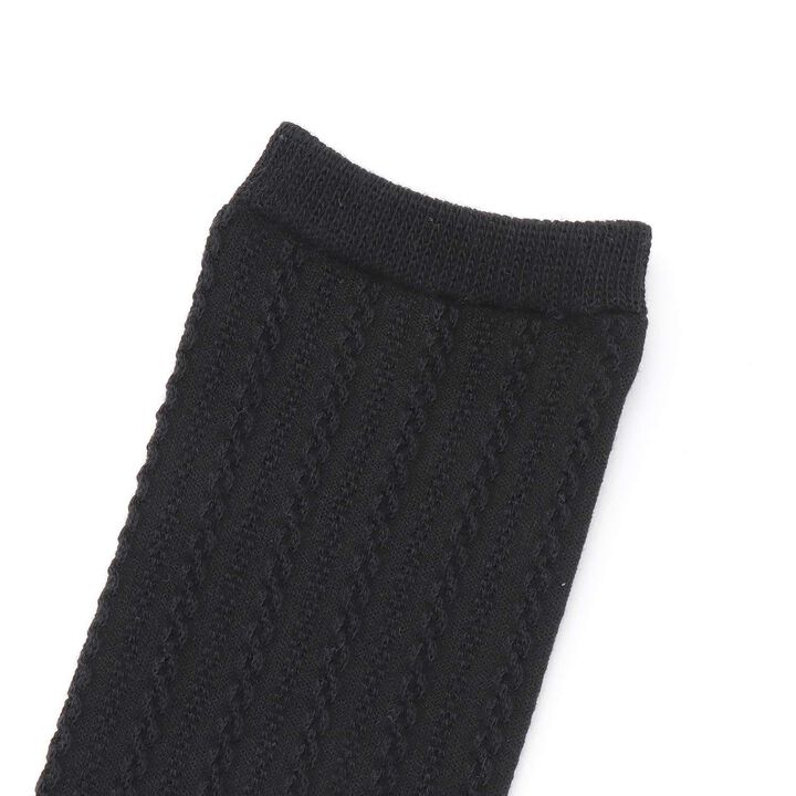 Ribbon Embroidery Knee-High Socks,Off white, medium image number 1