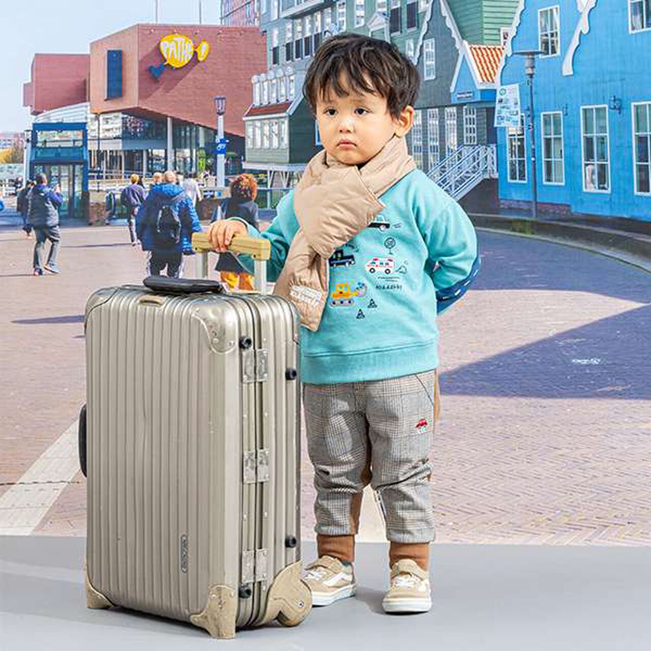 Working Vehicles × Road Sweatshirt,Turquoise, large image number 7