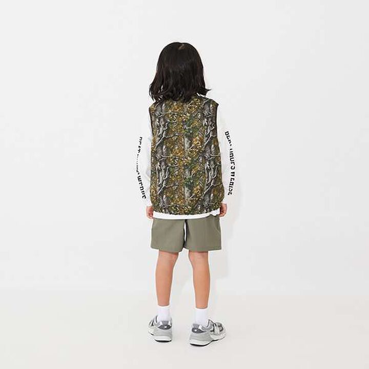 [SKIT0LY] Water-Repellent Zip-Up Vest,Khaki, medium image number 14
