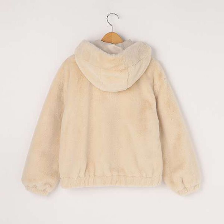 Faux Fur Jacket,Light beige, medium image number 1