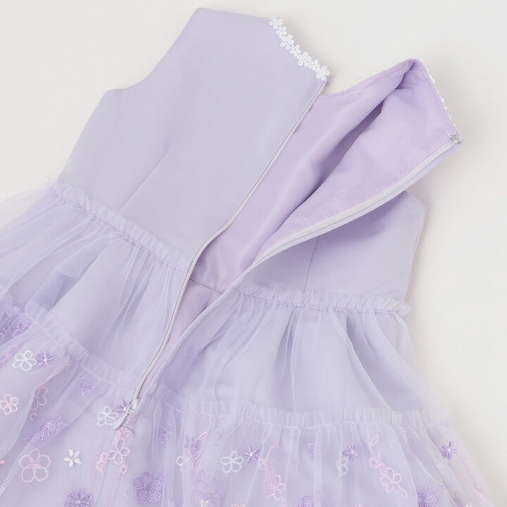 Floral Embroidery Dress & Knit Cardigan Set,Lavender, medium image number 17