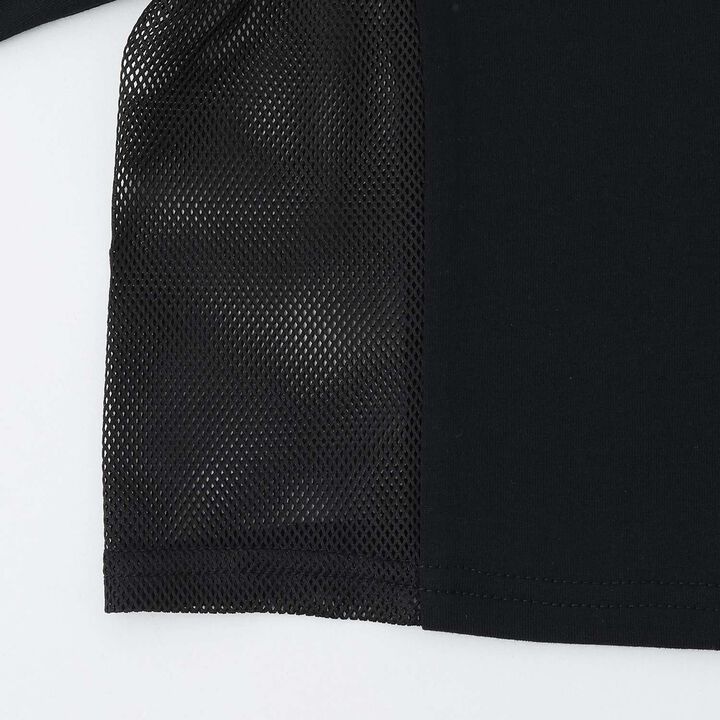 Mesh Panel T-Shirt & Tank Top Set,Black, medium image number 6