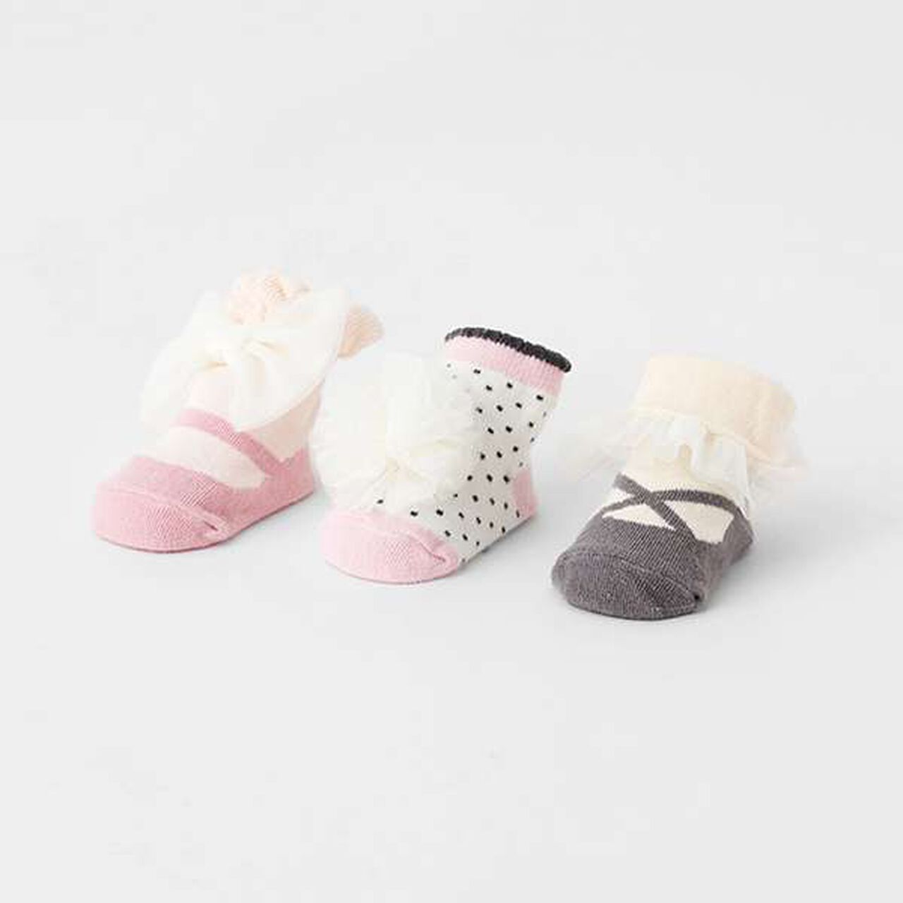 3-Pair Socks Set,Light pink, large image number 4