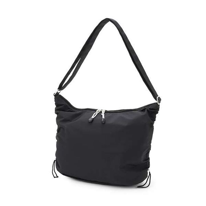 Side Drawstring Shoulder,Black, medium image number 0