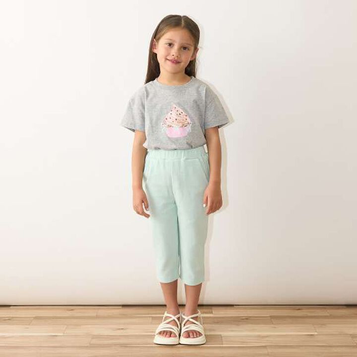 Tomo Pants Back Frill 7/8 Capri Pants,Ivory, medium image number 17