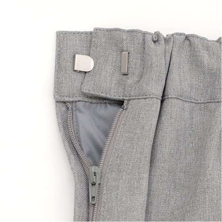 Graduation Attire Box Pleated Skirt-Pants,Light gray, medium image number 13