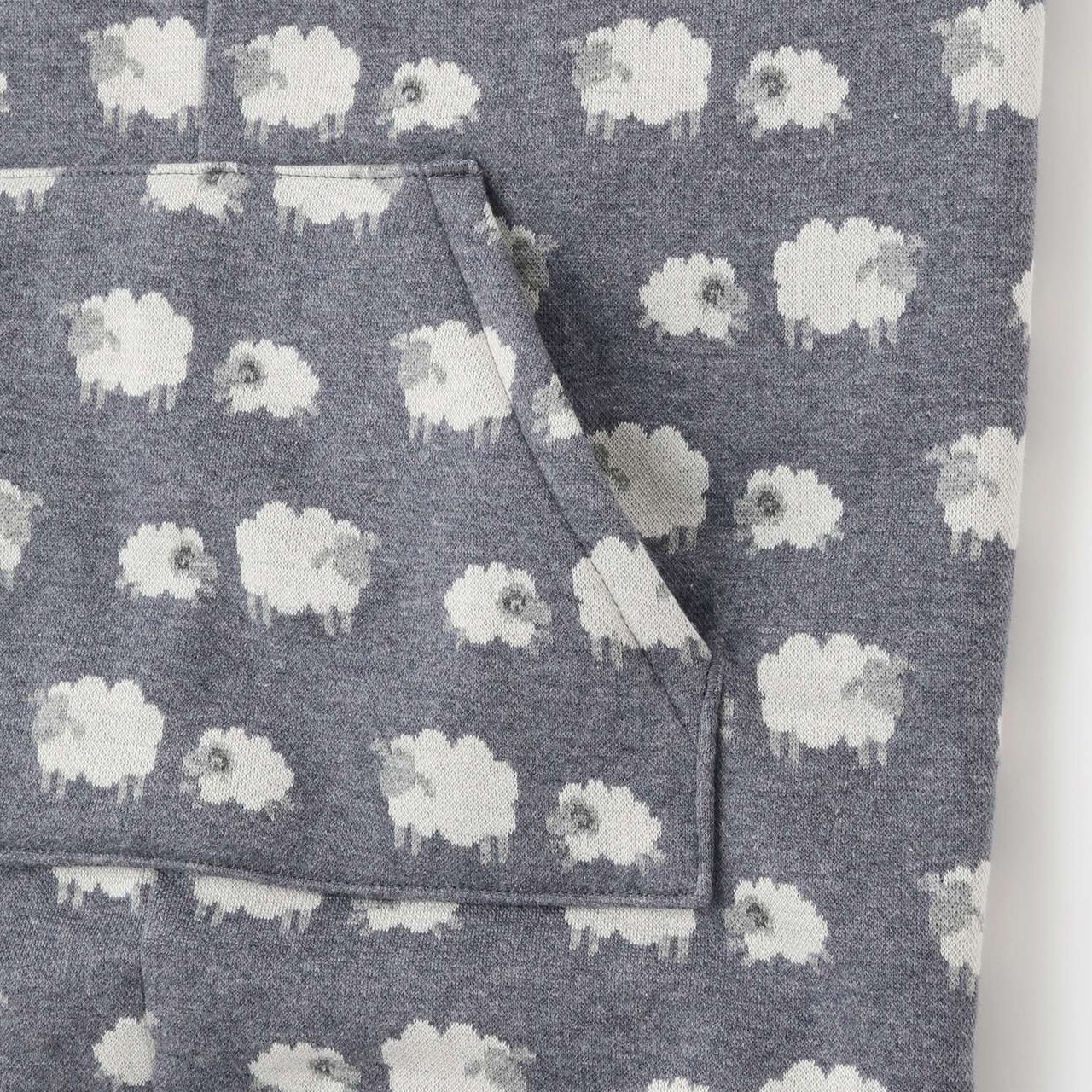 Organic Jacquard 4 WAY Walnut,Navy, large image number 6