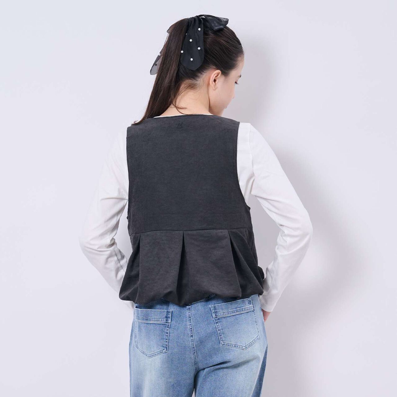 [AMI] Balloon Vest × Long Sleeve T-Shirt Set,Beige, large image number 16