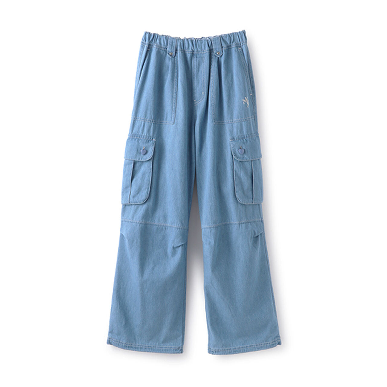 2 WAY Cargo Pants with Heart Button Pocket [Functional Material],Ivory, large image number 17