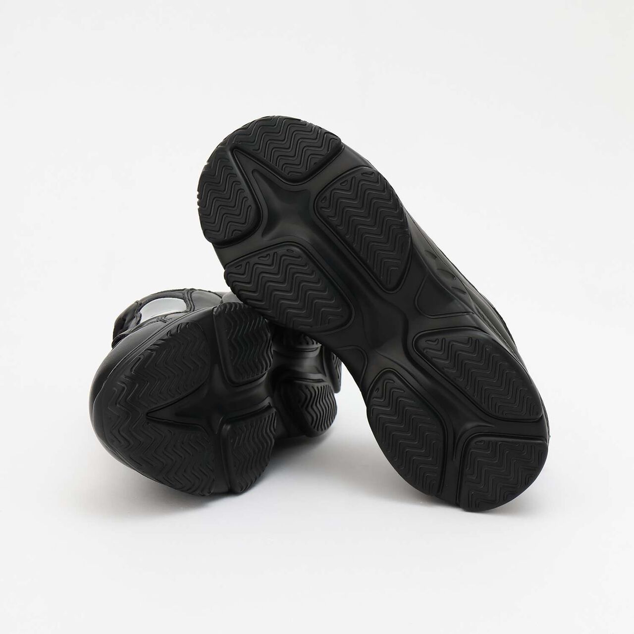 [Lightweight] Volume Sole Sneakers,Black, large image number 5
