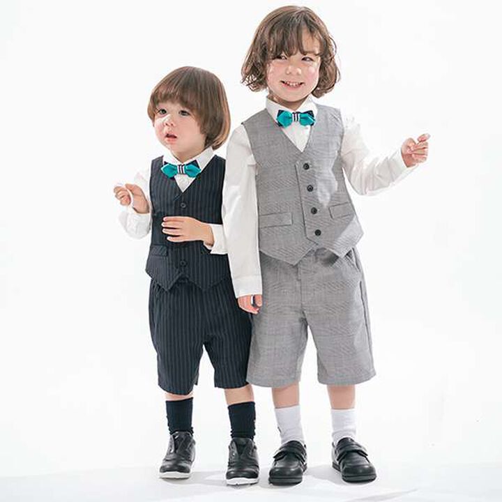 Stripe/Check 5-Minute Length Pants,Navy, medium image number 3