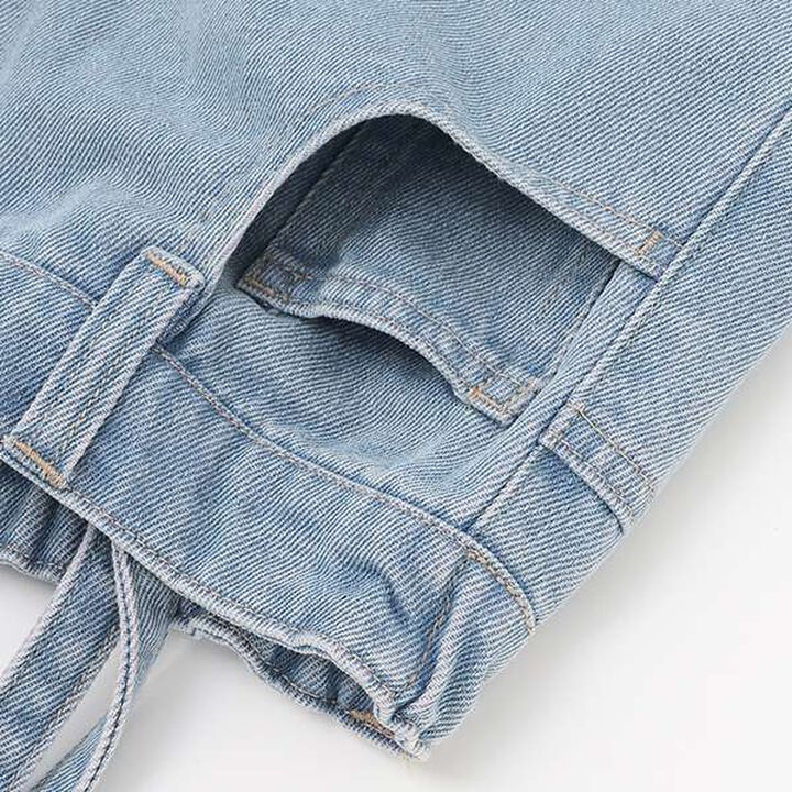 Damaged Shorts,Sax blue, medium image number 6