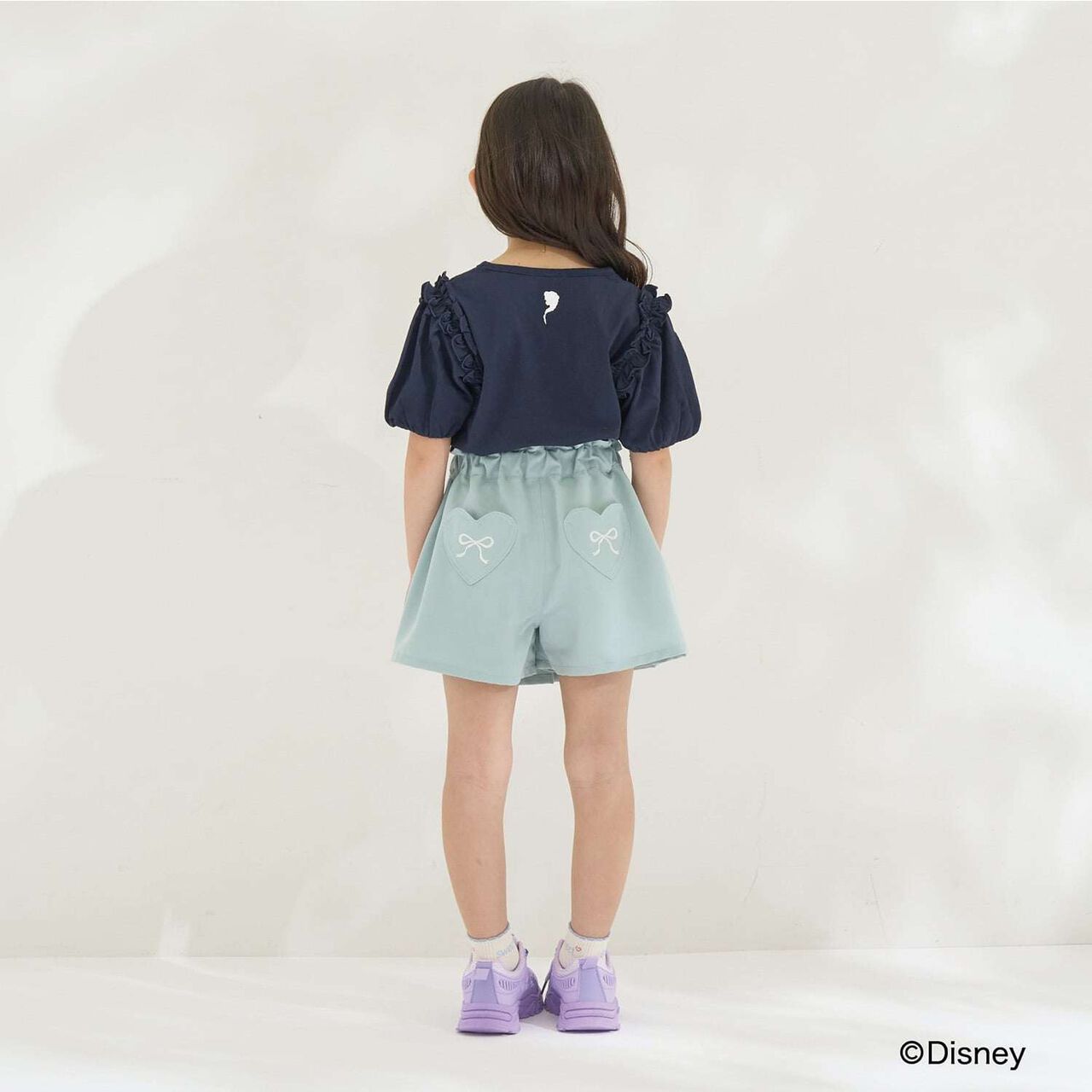 [Disney Frozen] 100% Cotton Sherbet Jersey Puff Sleeve T-Shirt [Kids Girls] UV Cool Touch Shape-Retaining,Lavender, large image number 23