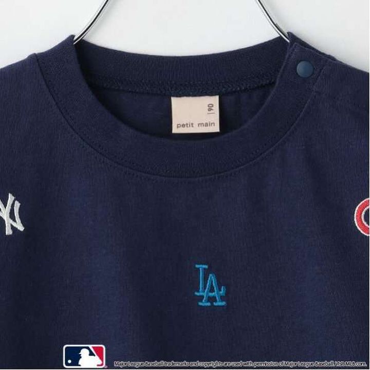 [MLB] 3-Team Embroidery T-Shirt,Navy, medium image number 15