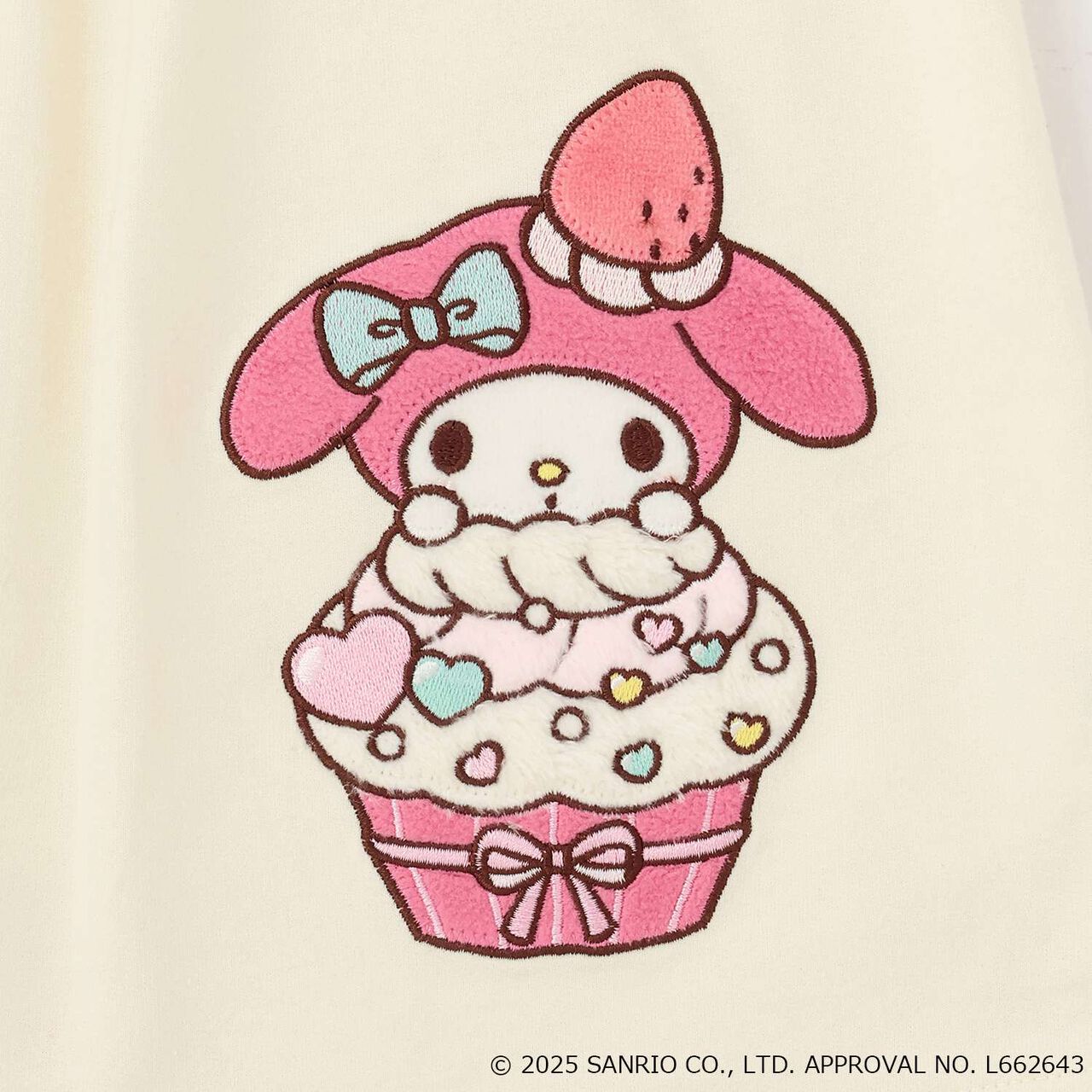 My Melody Sweatshirt,Pearl white, large image number 4