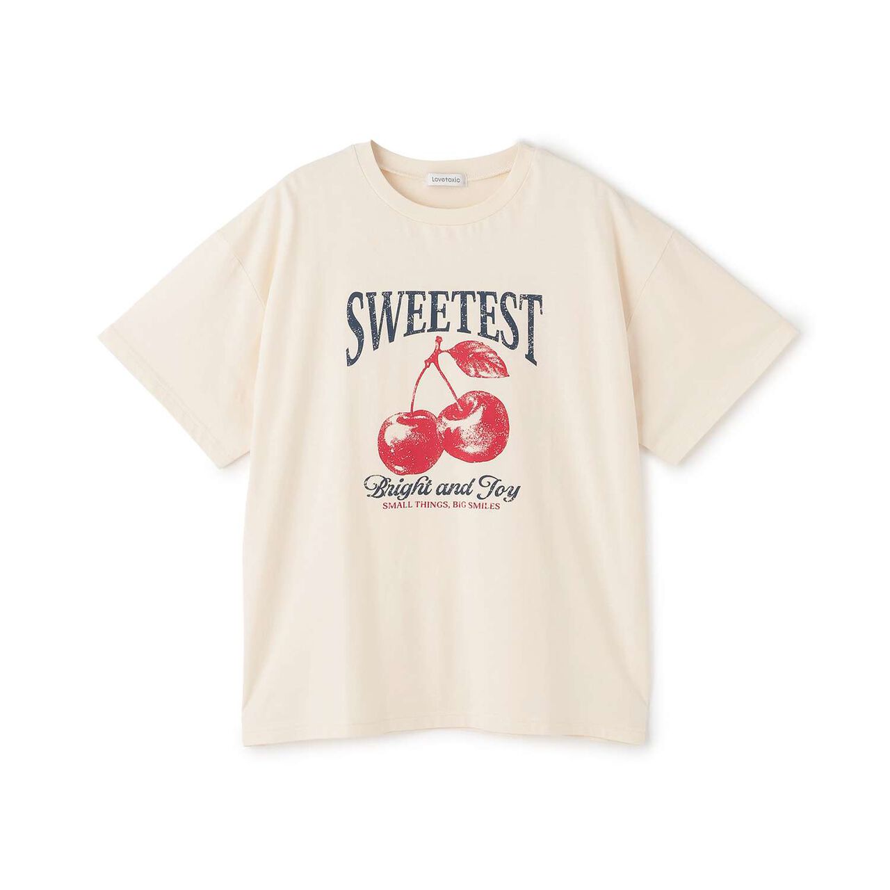[100% Cotton / GOOD PRICE] Assorted Motif Loose Half Sleeve T-Shirt,Red, large image number 17