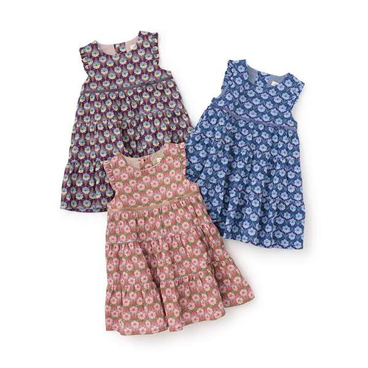 Chevron Jumper Skirt,Blue, medium image number 9