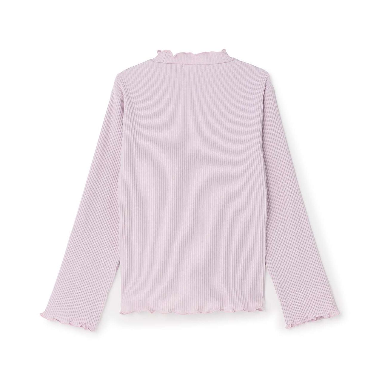 Ribbed Fabric Turtleneck,Pearl white, large image number 18