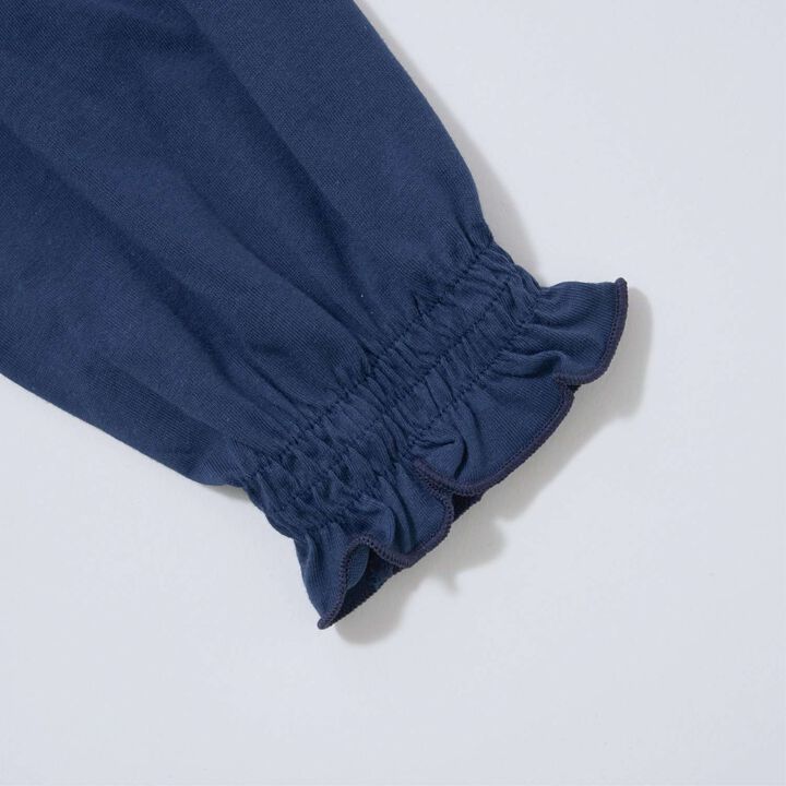 [Miffy] Soft Cotton Lace Collar Top,Light pink, medium image number 8