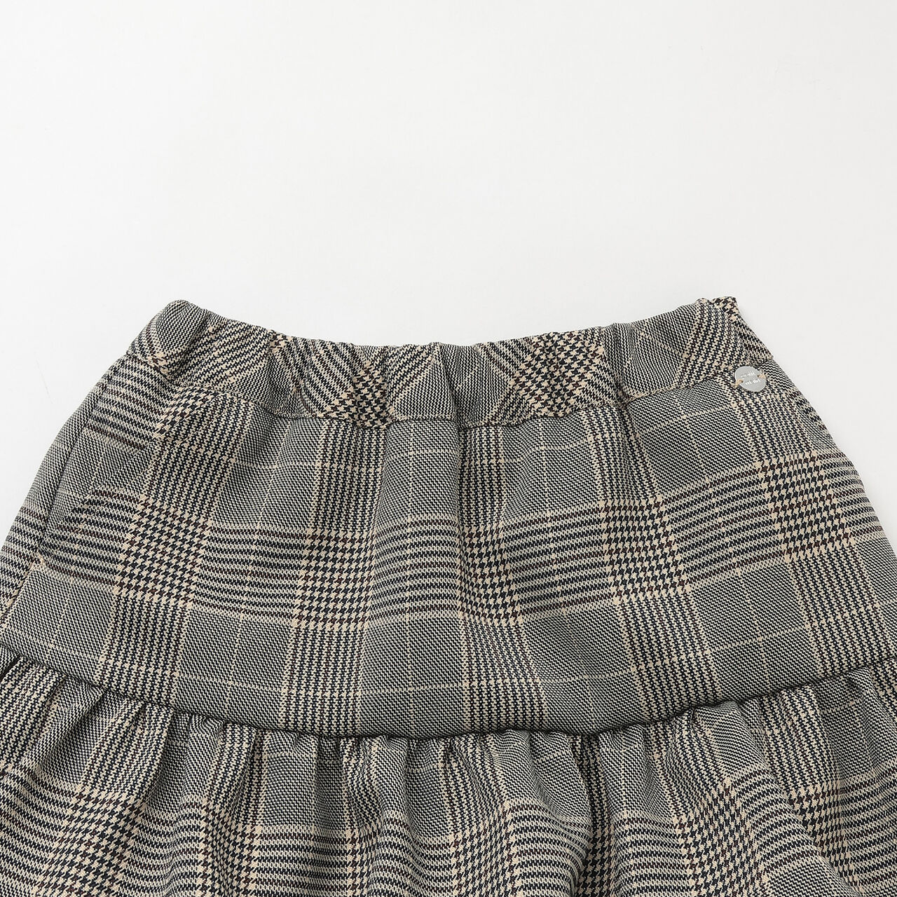 Peplum Balloon Skirt with Shorts,Blue, large image number 8