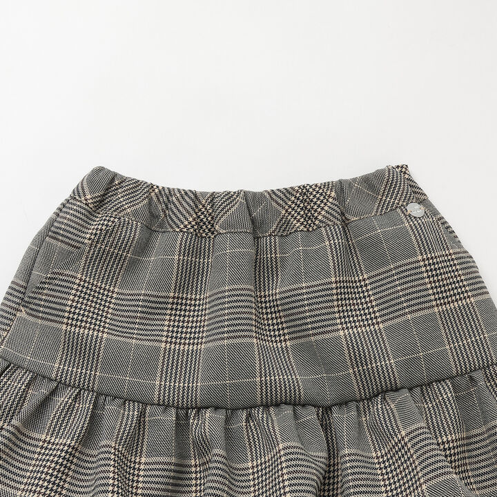 Peplum Balloon Skirt with Shorts,Blue, medium image number 8