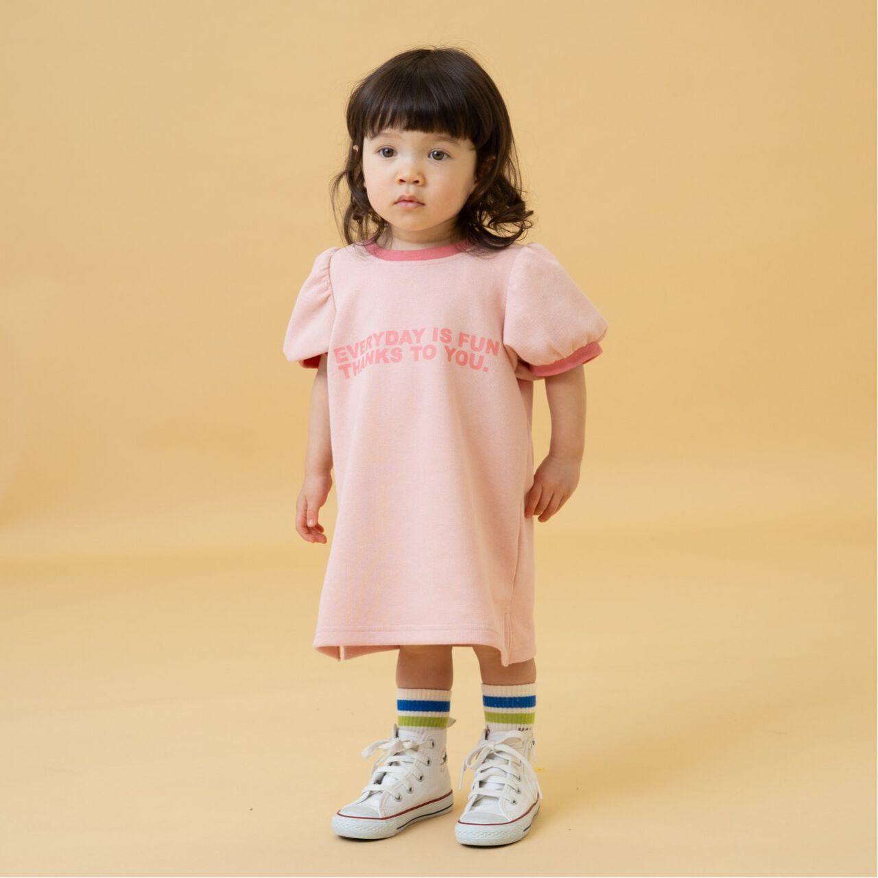 Pique Ringer One-Piece Dress,Top gray, large image number 3