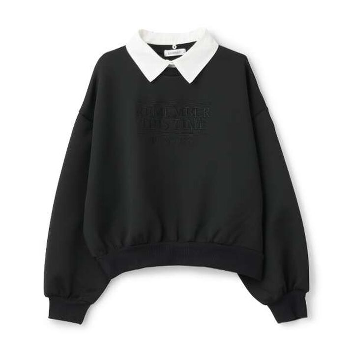 Collared Boxy Pullover,Mocha tea, medium image number 17