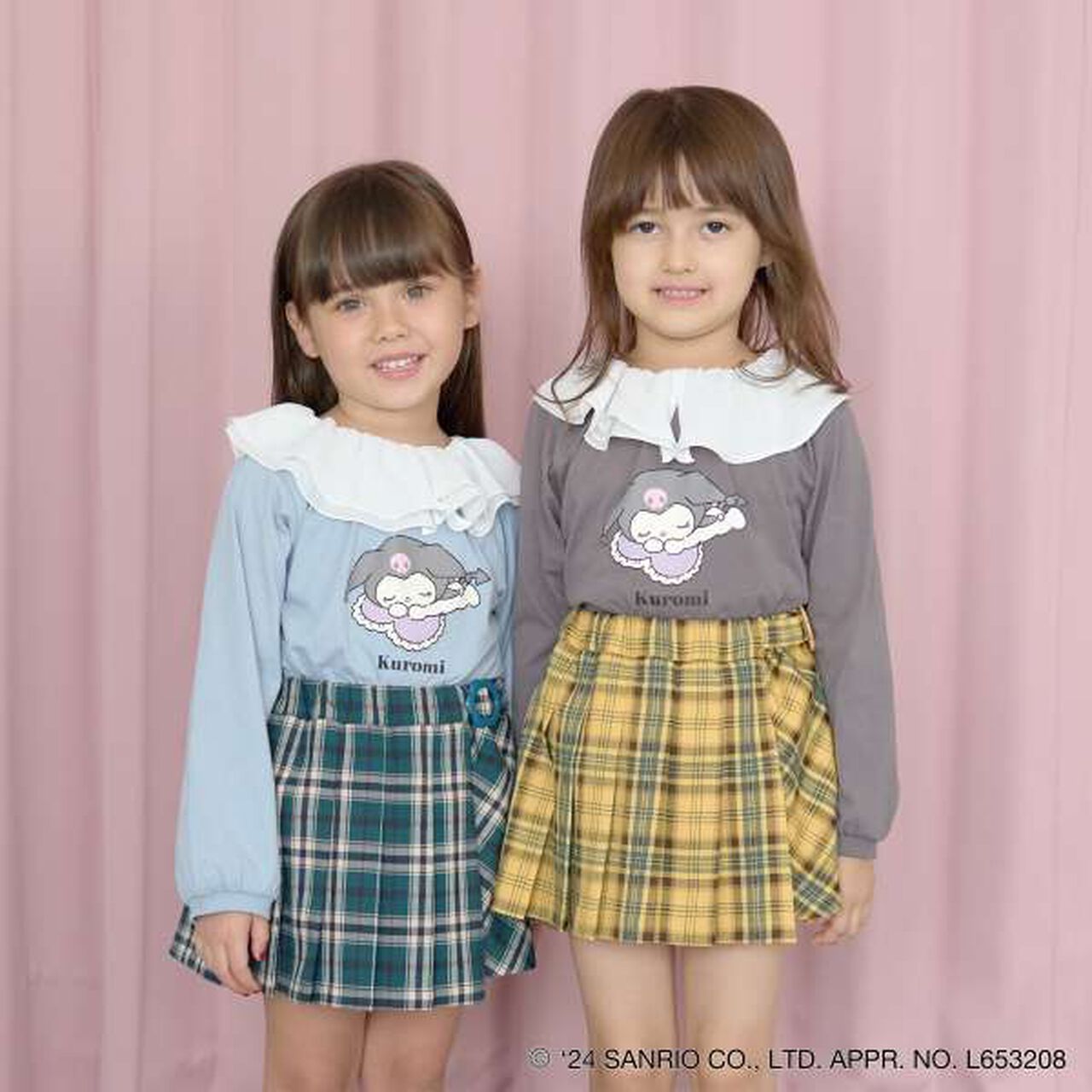 Sanrio Sheer Collared A-Line Print T-Shirt,Mint, large image number 8