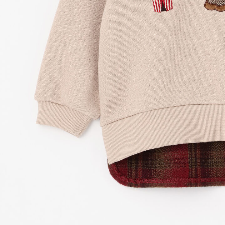 Bear Motif Sweatshirt,Navy, medium image number 17