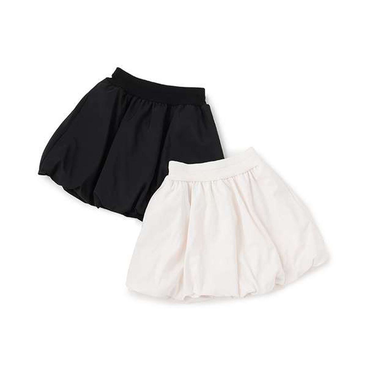 [Link] Balloon Skirt with Shorts,Ivory, large image number 8