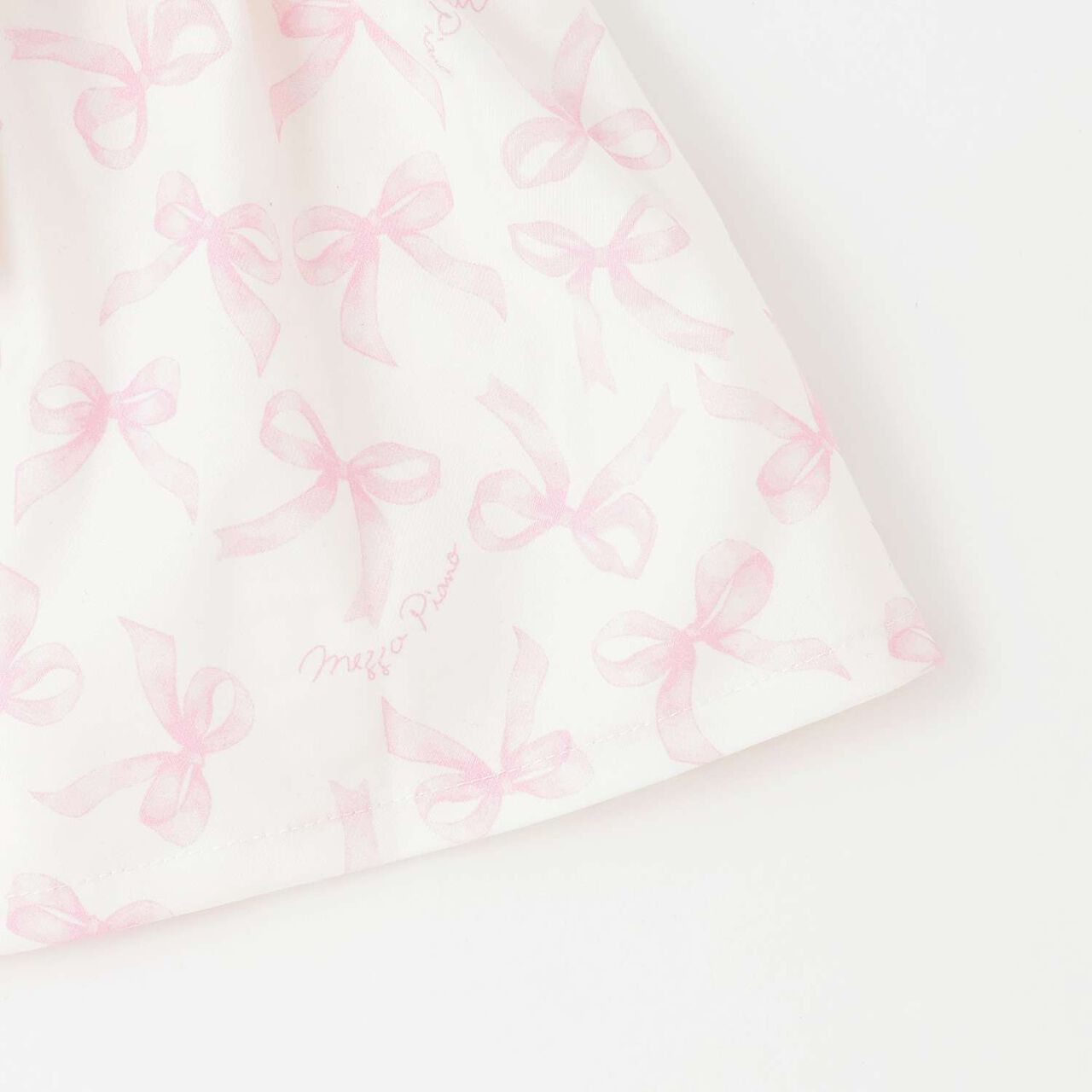 Ribbon Pattern Apron & Headband Set [Box Included],Pink, large image number 5