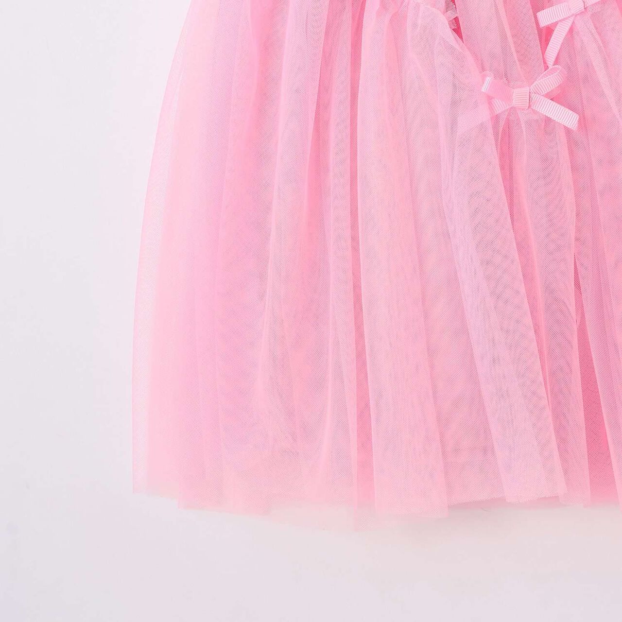 Wavy Panel Gathered Tulle Skirt [Lycee Mine Ballet Series],Black, large image number 8