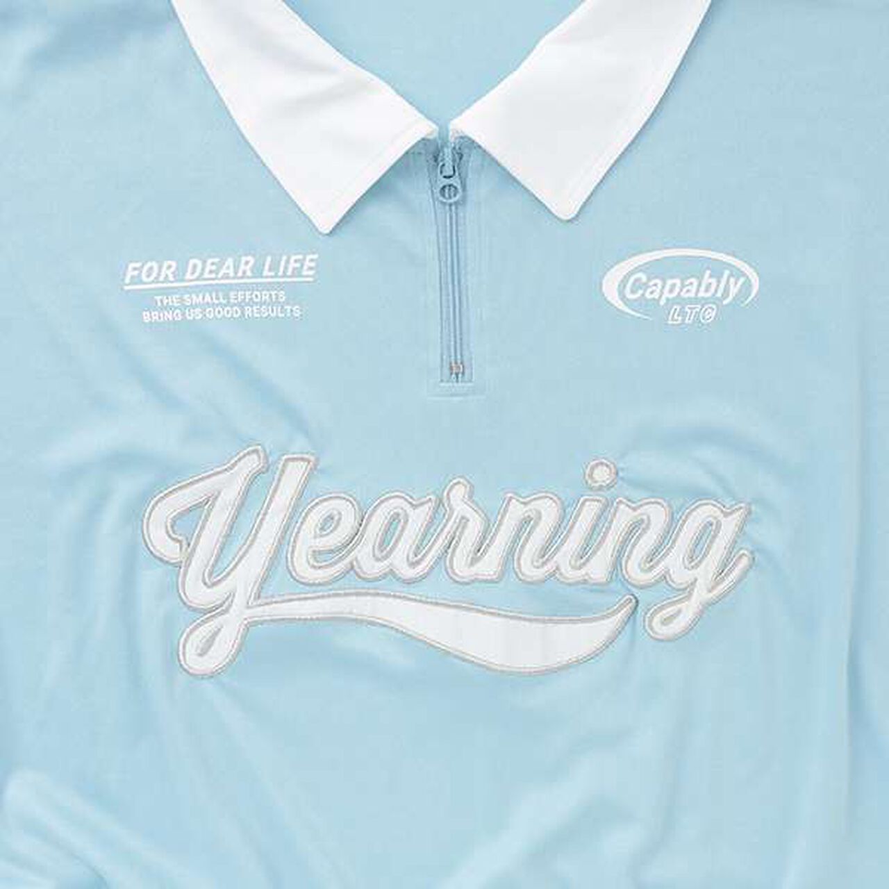 [SWIM] Half-Zip T-Shirt 3-Piece Set,Sax blue, large image number 13