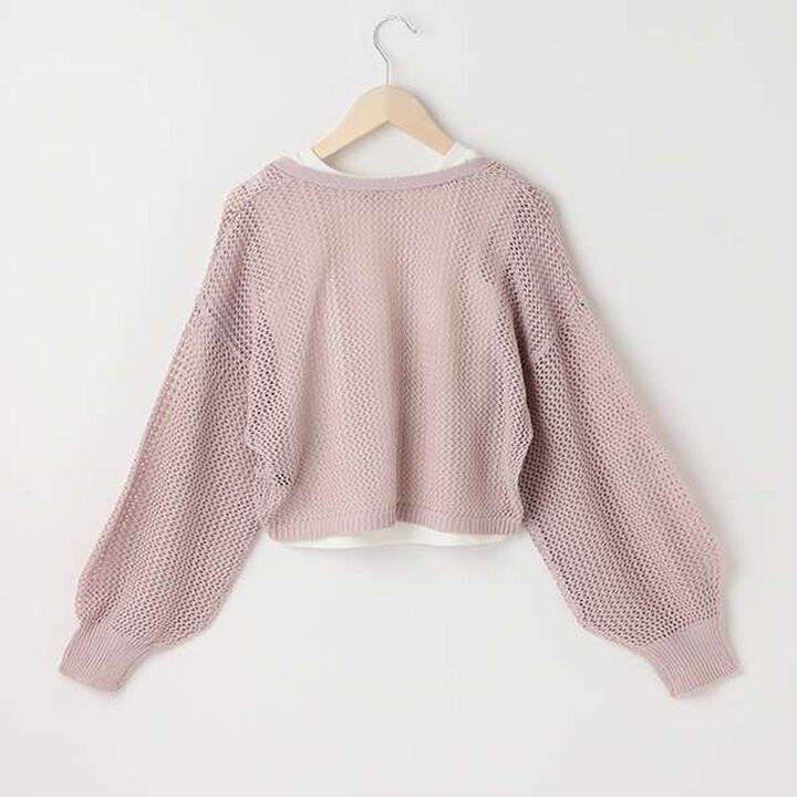 Mesh Bolero Inner Wear Set,Pink, medium image number 1