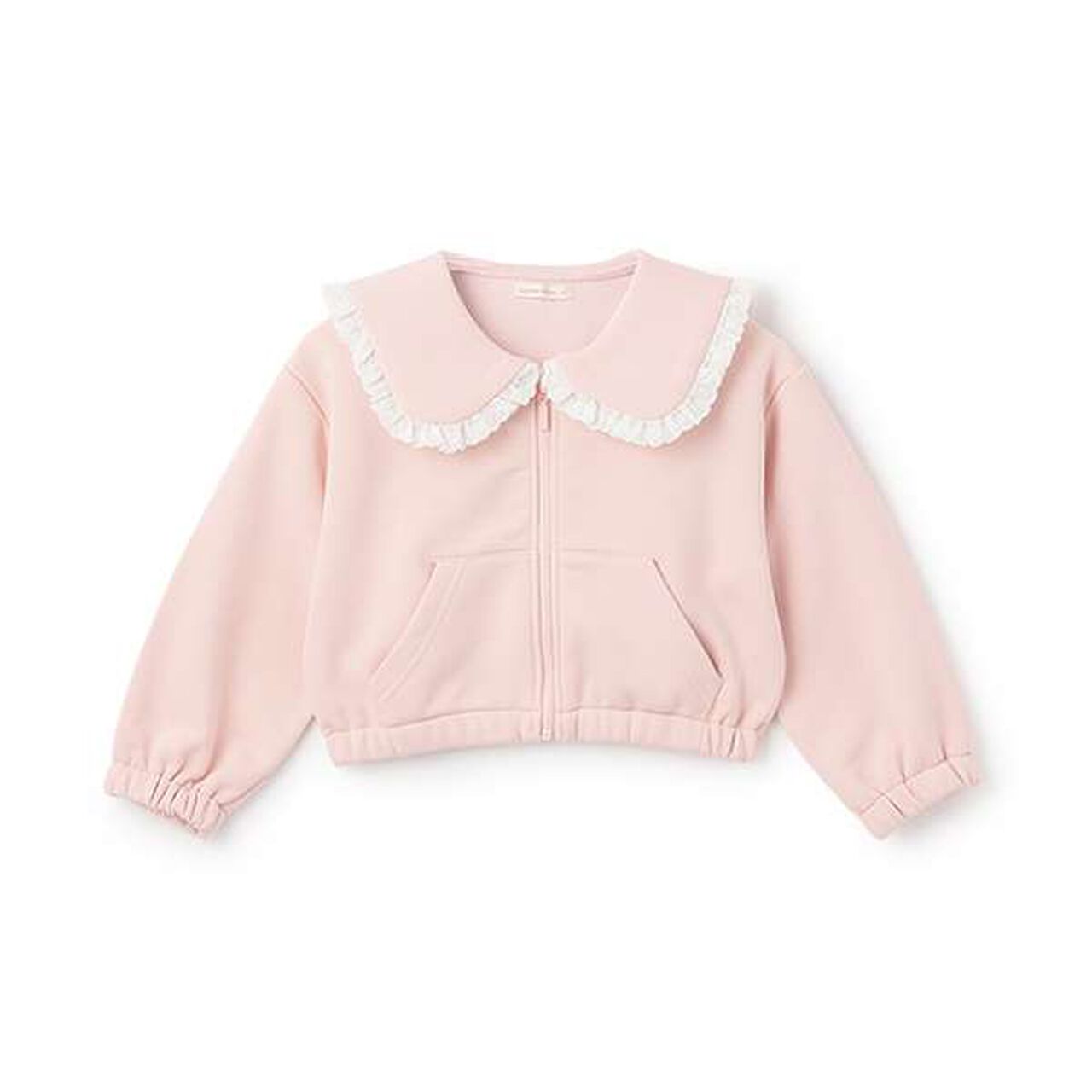 [Lycee Mine Ballet Series] Coordinatable Setup Sailor Collar Full-Zip Sweatshirt,Light blue, large image number 5