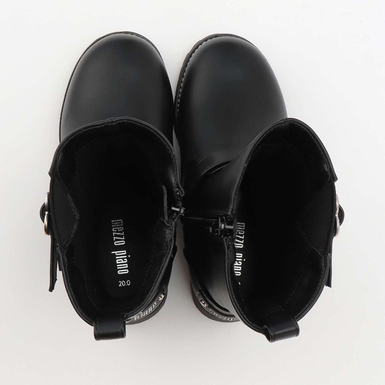 Heart Buckle Engineer Boots,Dark brown, large image number 5