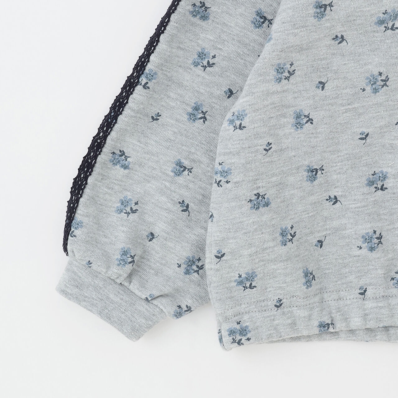 Link/Anti-Pollen Floral Pattern Zip Parka,Ivory, large image number 8