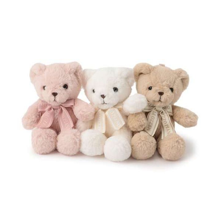 Bear Plush Toy Pass Case,Light beige, medium image number 13