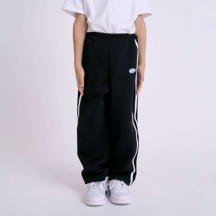 [Anti-Stain] Track Pants / Cardboard,Black, medium image number 3