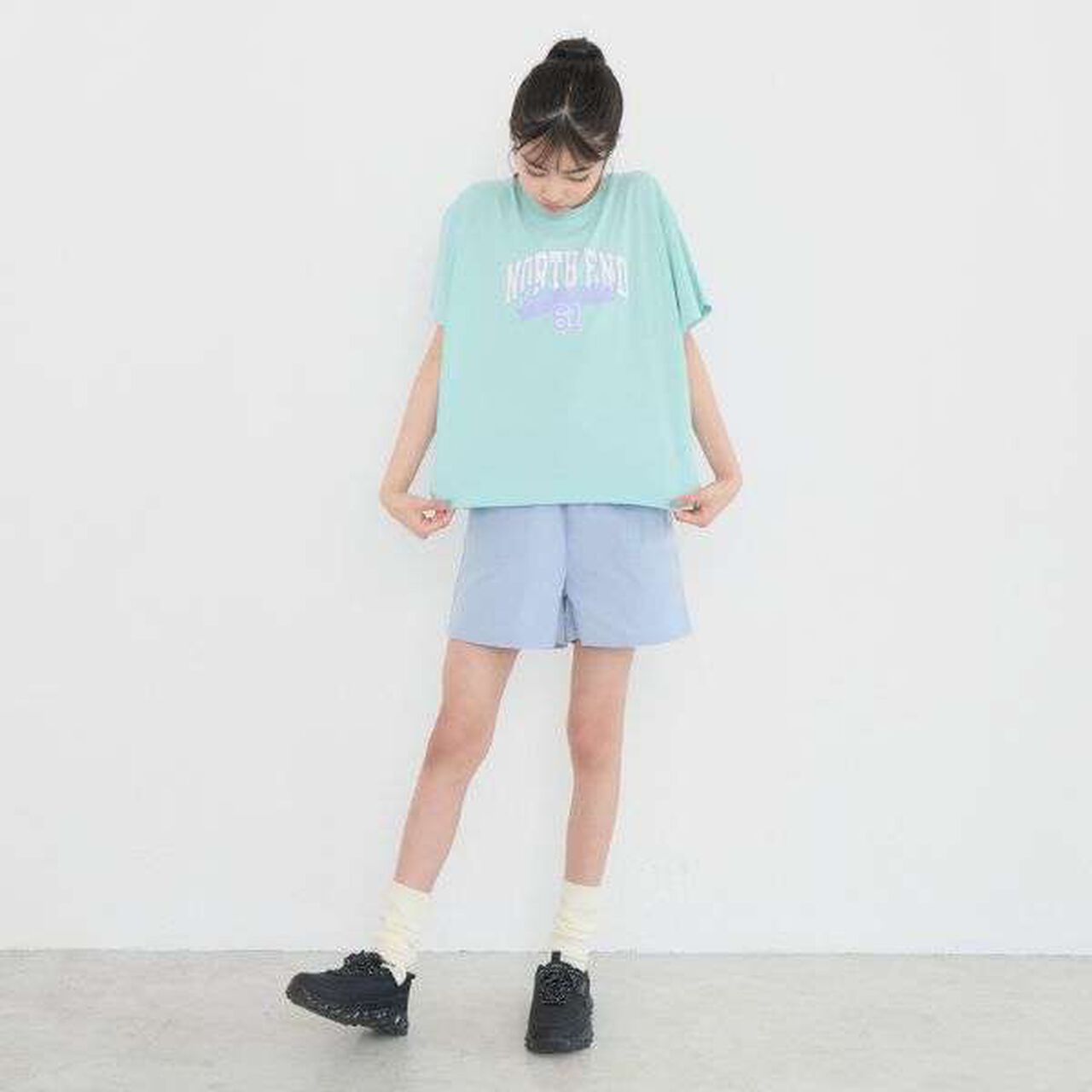 [Narumiya Exclusive] College Number Raised Print T-Shirt,Off white, large image number 10