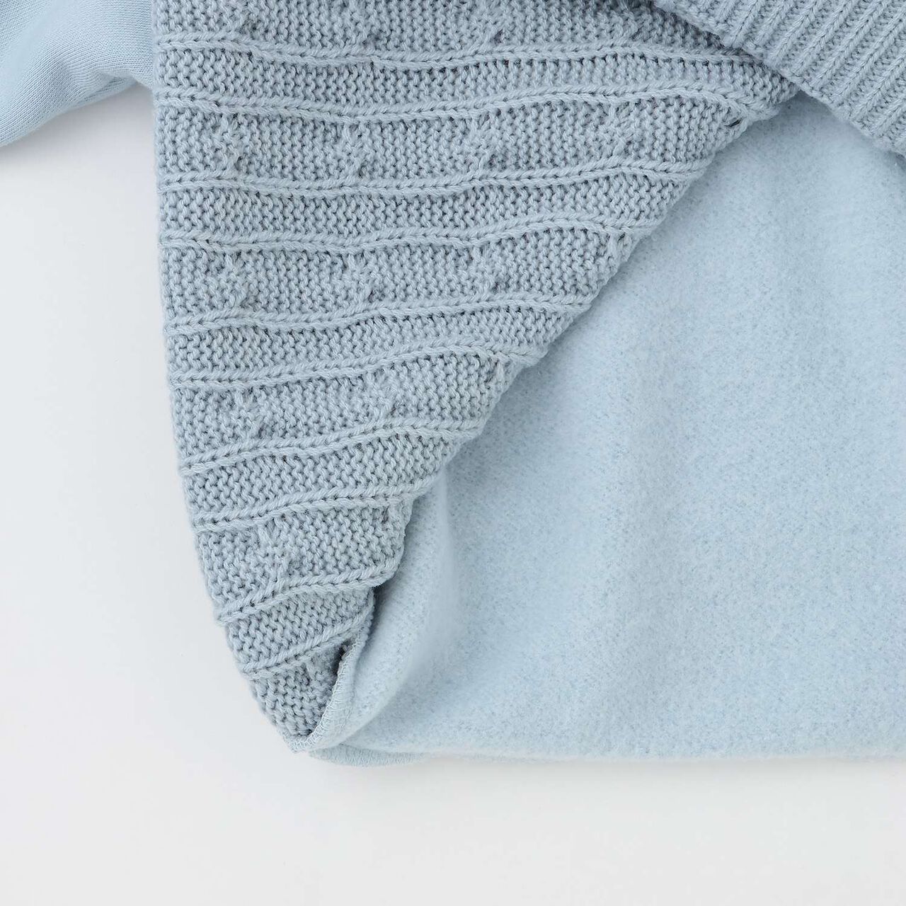 [Washable] Knit Set-Up,Sax blue, large image number 18