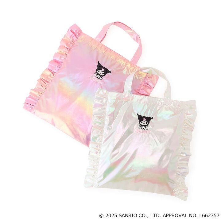 Kuromi Side Frill Bag,Pink, medium image number 5