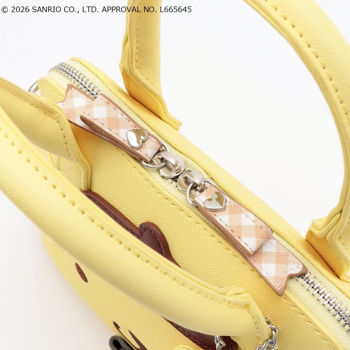 [Pompompurin] Boston Shoulder Bag,Yellow, medium image number 4