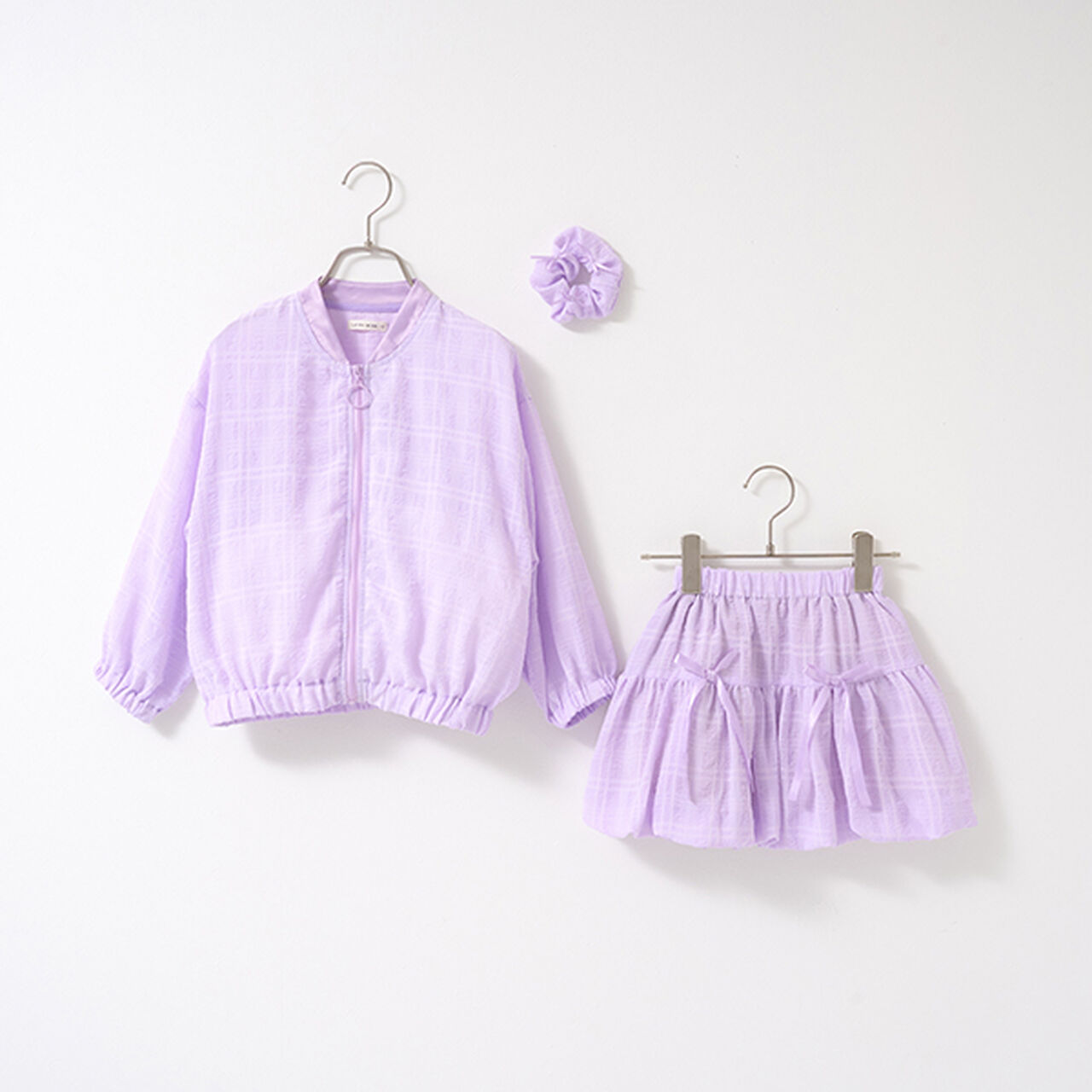[Coordinatable Setup] Balloon Skirt with Ribbon,Lavender, large image number 16